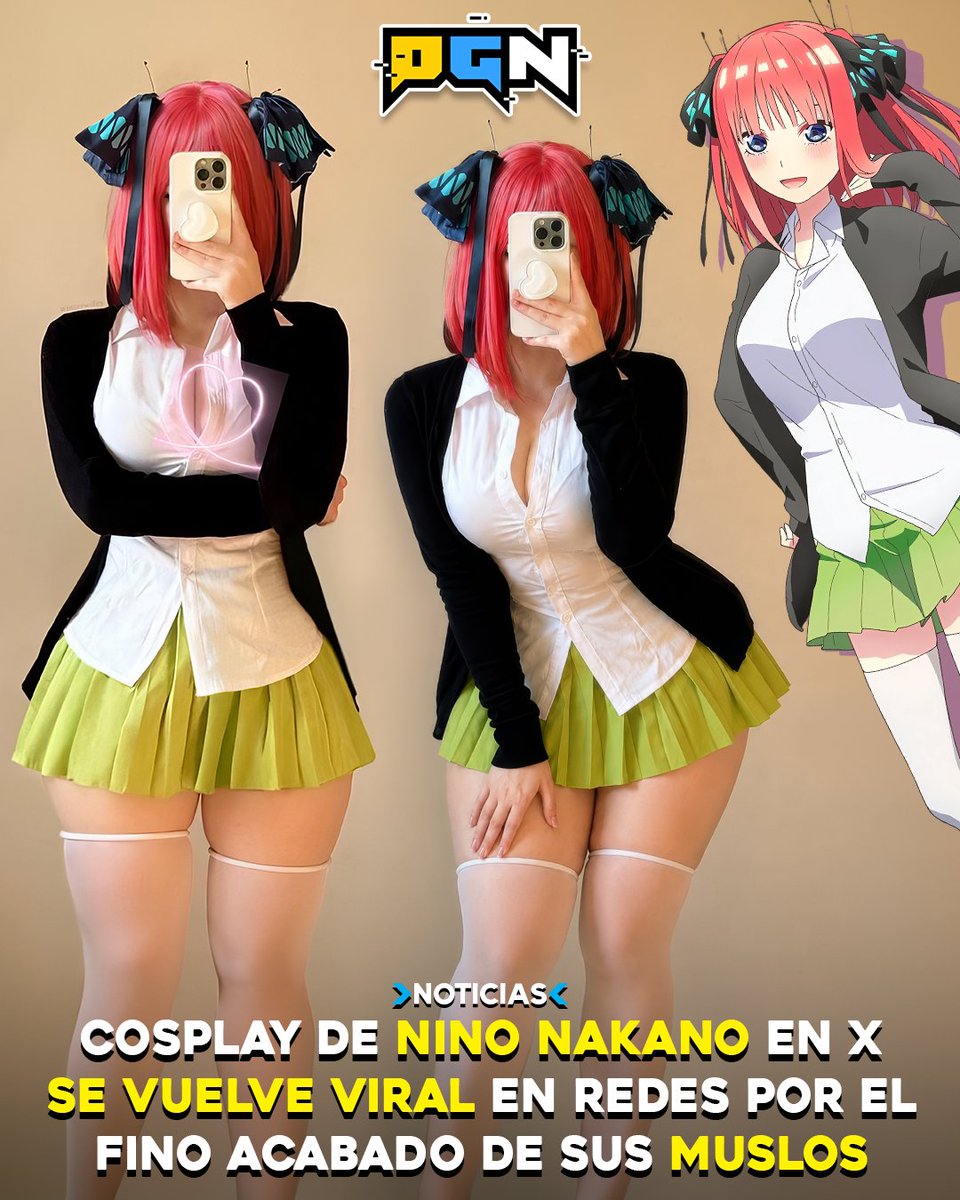 pgn_pe's tweet photo. La cosplayer japonesa 奏 recientemente se volvió viral gracias a un 𝗰𝗼𝘀𝗽𝗹𝗮𝘆 𝗱𝗲 𝗡𝗶𝗻𝗼 𝗡𝗮𝗸𝗮𝗻𝗼 de Las Quintillizas.

👉 ¿Qué hizo que este se vuelva viral mientras los otros no? Según los comentarios, fueron 𝗹𝗼𝘀 𝗺𝘂𝘀𝗹𝗼𝘀 𝗱𝗲 𝗹𝗮 𝗰𝗵𝗶𝗰𝗮 que no paran de atraer la mirada de sus fans.

Fue así como consiguió 𝟮 𝗺𝗶𝗹𝗹𝗼𝗻𝗲𝘀 𝗱𝗲 𝘃𝗶𝘀𝘁𝗮𝘀, además de otro millón luego de recompartir su publicación.

📌 Si quieren ver más de su contenido, solo tienen que seguirla en X. Su usuario es 𝗧𝗿𝗶𝘀𝘁𝗮𝟱𝟵𝟴����𝟰𝟳𝟭𝟬𝟱.