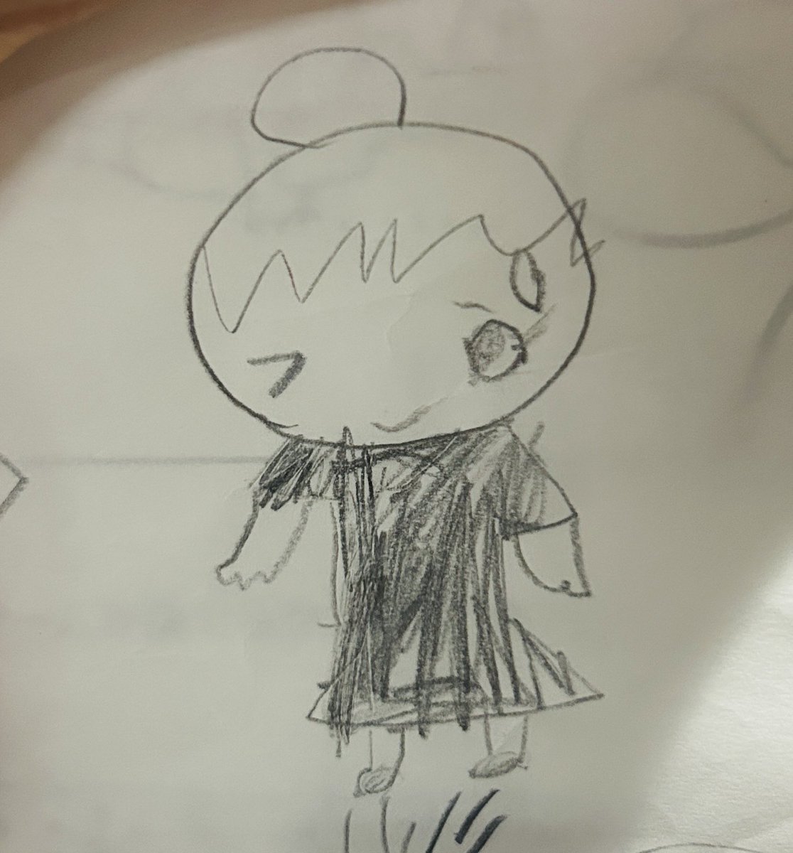 Usagi_man_'s tweet photo. 長女が描く次女可愛いぃいぃぃ https://t.co/oRtAcFqtbx