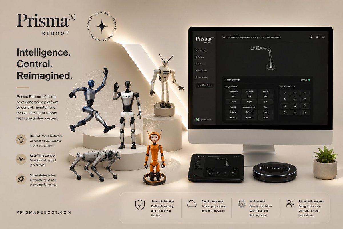 saimWeb3's tweet photo. Really like how @PrismaXai brings robotics, real-time control automation and AI together in one ecosystem. 

The focus on smarter machines and seamless interaction makes the project really interesting to follow. 

Exciting things ahead. https://t.co/YeO9fYEY6G