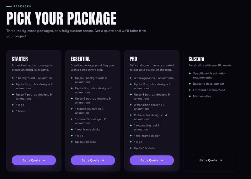 FastFrogStudio's tweet photo. Big studio? Small team? Solo provider? Doesn't matter.

We offer complete art, animation &amp; development packages that scale to YOU not the other way around.

Full pipeline. One partner. Zero headaches.

Drop us a message and let's talk about your next project. 👇 https://t.co/HYtrAcRFcy