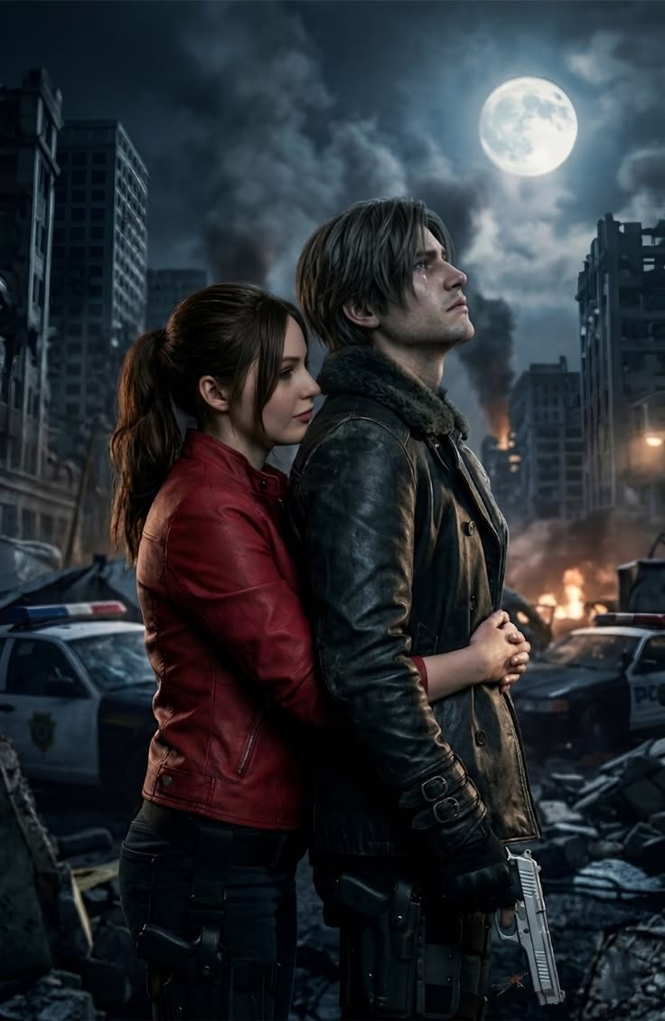 Evil_140's tweet photo. Claire Redfield and leo S Kennedy https://t.co/yuR0RKcMzR