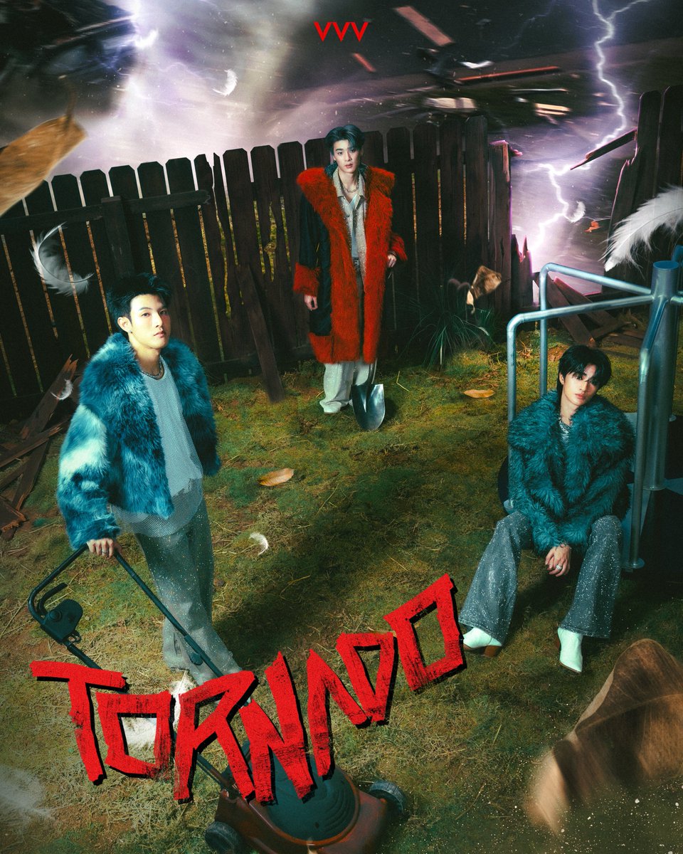 VVV_theofficial's tweet photo. ༄  TORNADO ༄ [GROUP KV]

🌪️ MV OUT NOW on YT: VVV
🔗 https://t.co/CquF76ncnn

🎧 LISTEN ON All Streaming Platforms 
🔗 https://t.co/Fyu6B5CVTQ

#TORNADO_VVV 
#VVV_TRIPLEV https://t.co/FGg6NsXskp