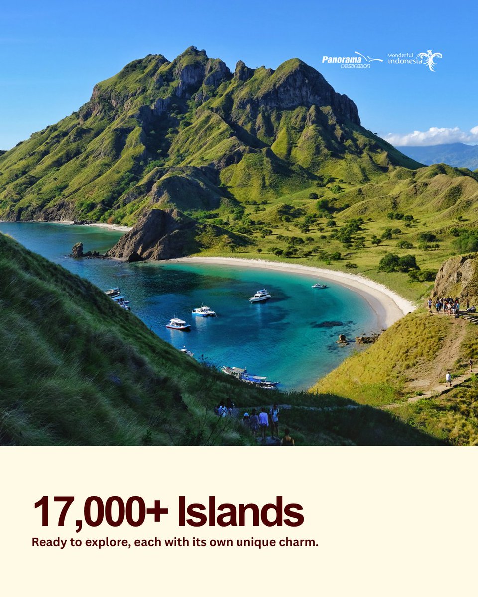 PDESOfficial's tweet photo. More than 17,000 islands, 10 UNESCO World Heritage Sites, and incredible wildlife. Indonesia has endless reasons to steal your heart. 🇮🇩✨
We're ready to help you discover the very best of Indonesia.
#travelconference #iftm #eventparis https://t.co/xjsRsr6GLX