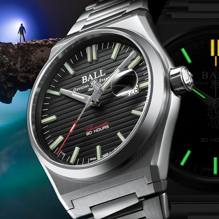 BALLWatchJP's tweet photo. 【M パーシビア】最大80時間パワーリザーブを誇る自社製「BALLキャリバー RRM7309-C」を搭載。C.O.S.C.認定後、さらにBALLオフィシャル スタンダード（日差-2秒～＋4秒）をクリアした高精度モデルの1本です。

▼詳しくは → https://t.co/dlkjXmiKLu

#ボールウォッチ #ballwatch https://t.co/a0ZyCEbH8M