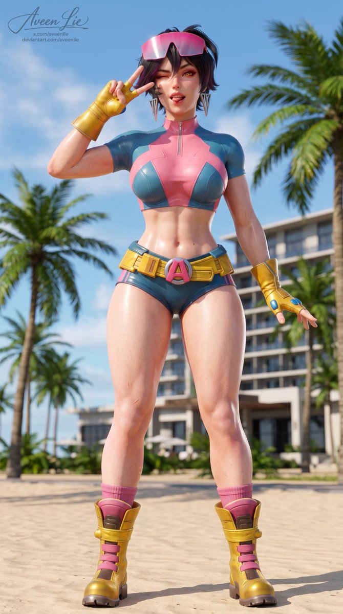 AveenLie's tweet photo. #MarvelRivals #Jubilee #XMen https://t.co/Ou0DdVcSei