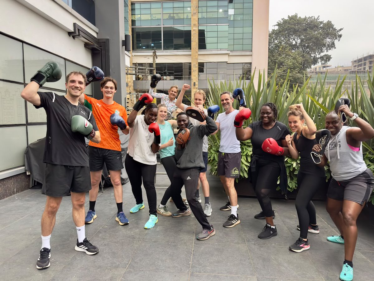 NLinKenya's tweet photo. The Embassy of Netherlands ensures that staff have a great work life balance and also notes that vitality is important for staff by promoting health and fitness activities such as boxing, a great way to finish off the hectic workday!

What do you do to keep fit and healthy? https://t.co/FMV9CfeFVR