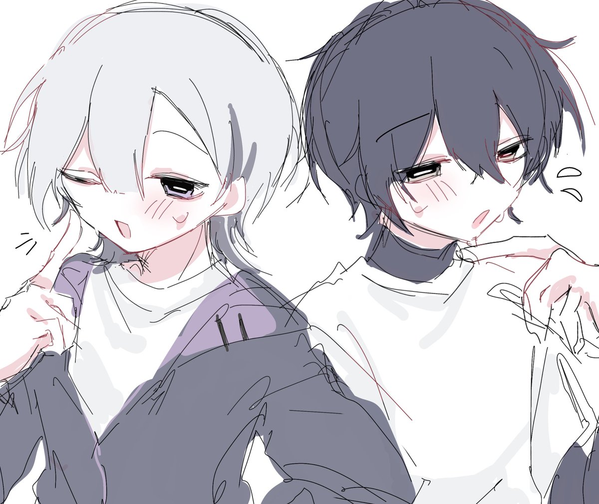 core_suo0630's tweet photo. 練習中の2人らくがき
#oc #stalia_unit https://t.co/wyuheS6X7b