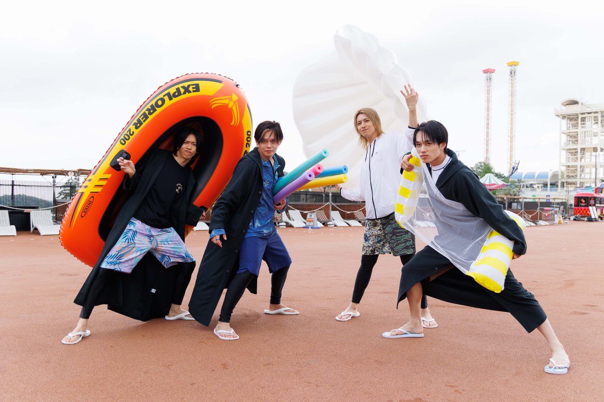 oricon's tweet photo. 📺『VS.超特急』2週連続夏休みSP
⠀
超特急、WATWINGと3度目対決❗️
よみうりランドで“オリジナル遊び開発”
https://t.co/8HZPN6sr1N
⠀
#超特急 https://t.co/coaiV9Mk48
