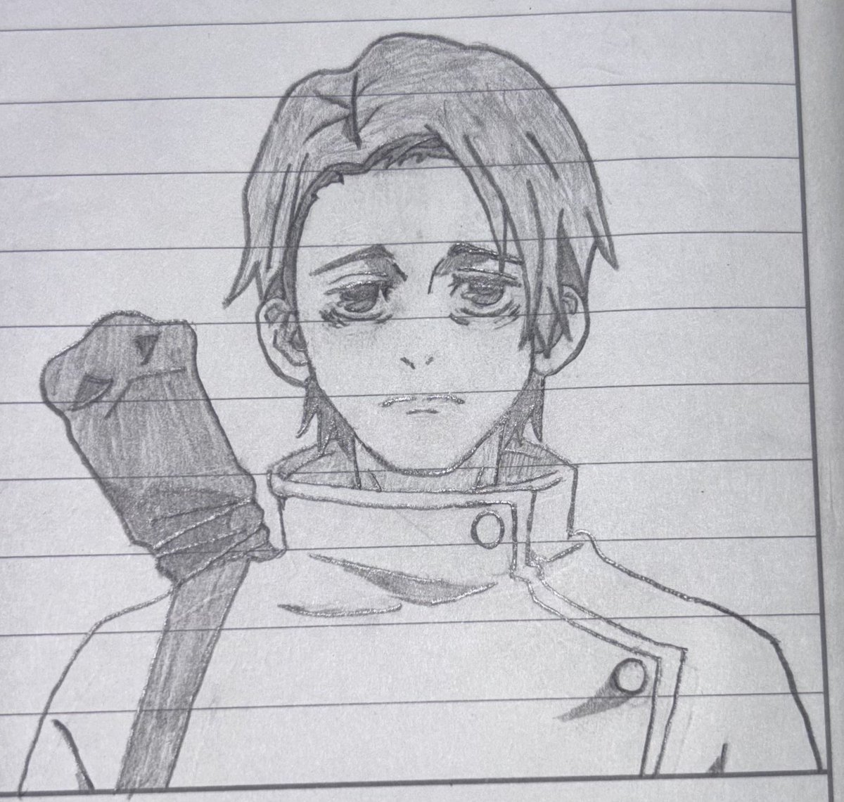 poooooon634's tweet photo. 写真フォルダを片付けしてたら
出てきた過去絵！
まぁ、全部模写なんですけど。

1枚目→東京喰種「金木研」
2枚目→呪術廻戦「乙骨憂太」
3枚目→CR「だるまいずごっど」

画力がほしいな(´；ω；｀)
模写じゃなくても描けるようになりたい！

 #模写  #いらすと https://t.co/g9nWI7tmd1