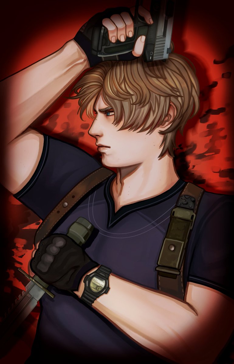 ddenieee_'s tweet photo. "You wanna get ugly? Let's get ugly" 🔫🔫🔫

#LeonKennedy #ResidentEvilㅤ #ResidentEvil4Remake https://t.co/WnI3SqNfUV