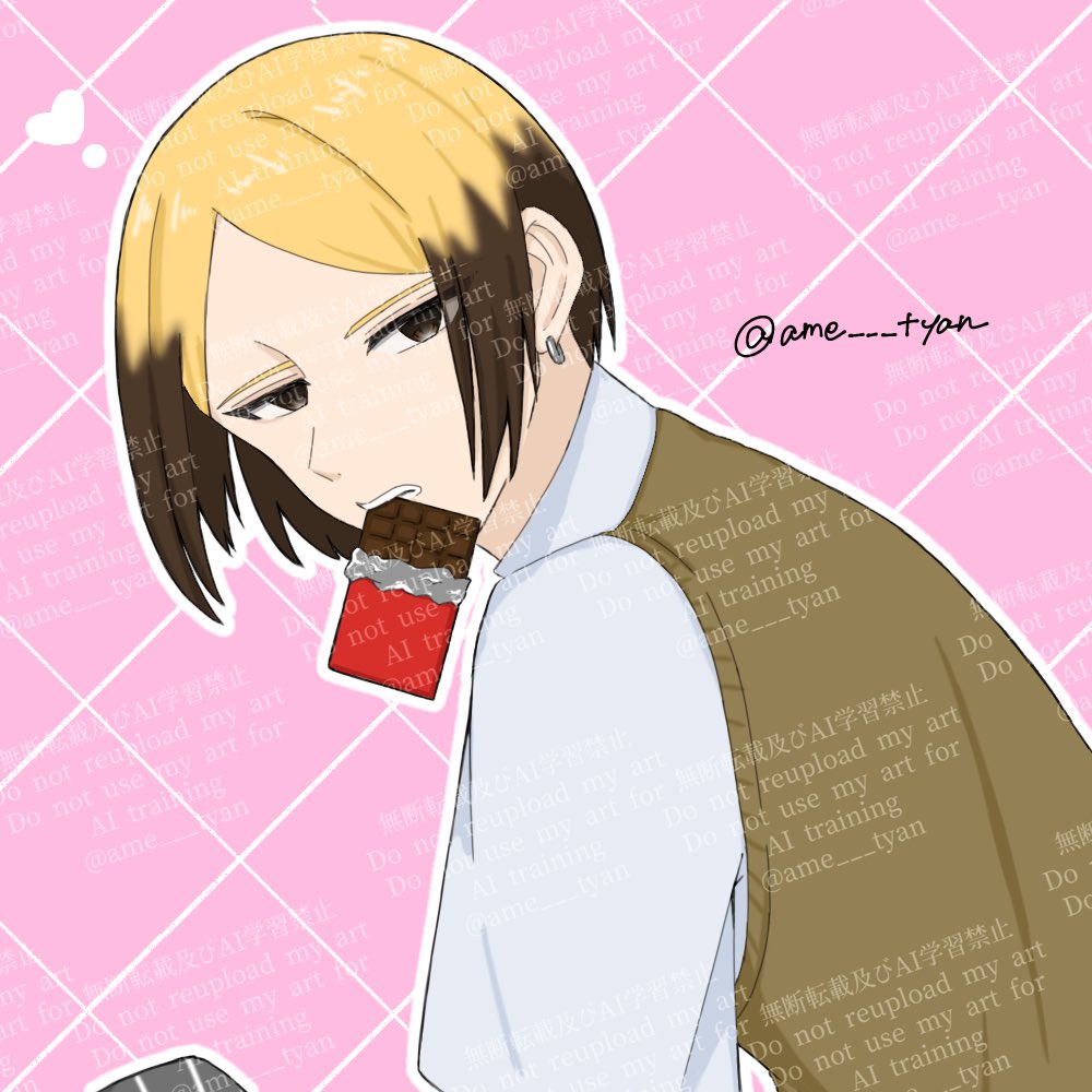 ame___tyan's tweet photo. 🍫と🦊くん https://t.co/sW6m08BRS3