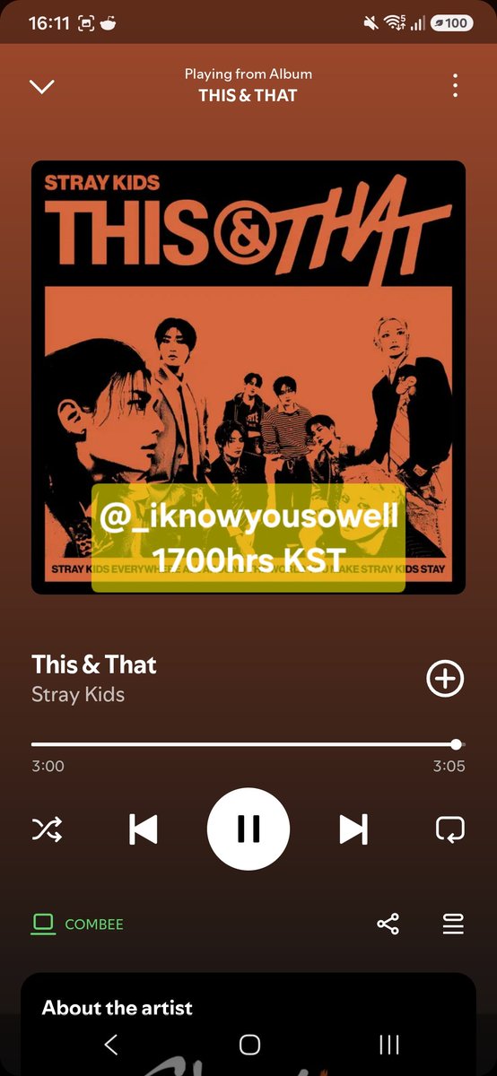 _iknowyousowell's tweet photo. @_iknowyousowell

1700hrs KST

#StrayKids #스트레이키즈
#THIS_AND_THAT
#This_and_That_BurningTime https://t.co/UqHqYOjskB