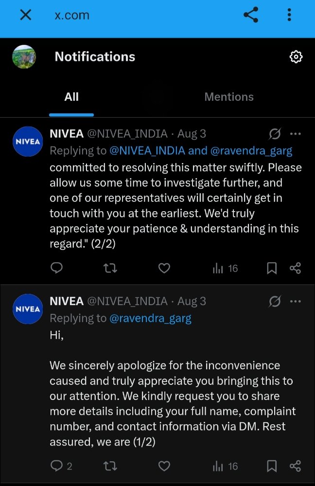 ravendra_garg's tweet photo. I tweeted and sent a lot of emails but nothing has happened yet. Same on u nivea. Sent All details via dm but no response. @PMOIndia @NIVEA_INDIA @nivea_promo_jp https://t.co/nlhA9DT3N6