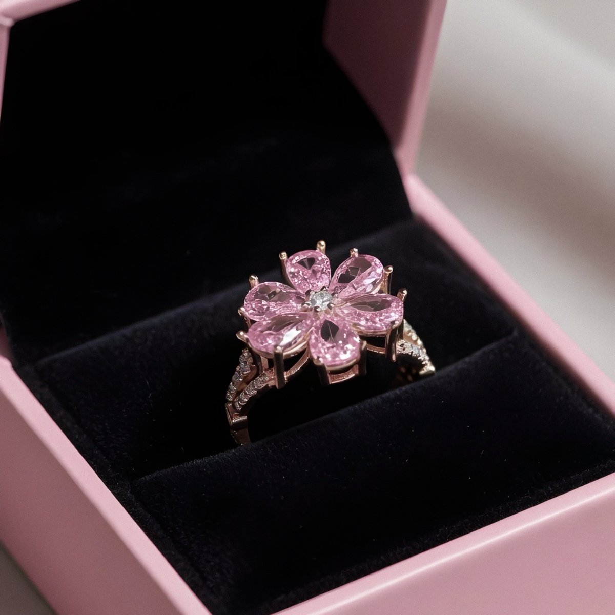 gardenofcolours's tweet photo. cherry blossom ring 🌸 https://t.co/kvzPYt2M4F