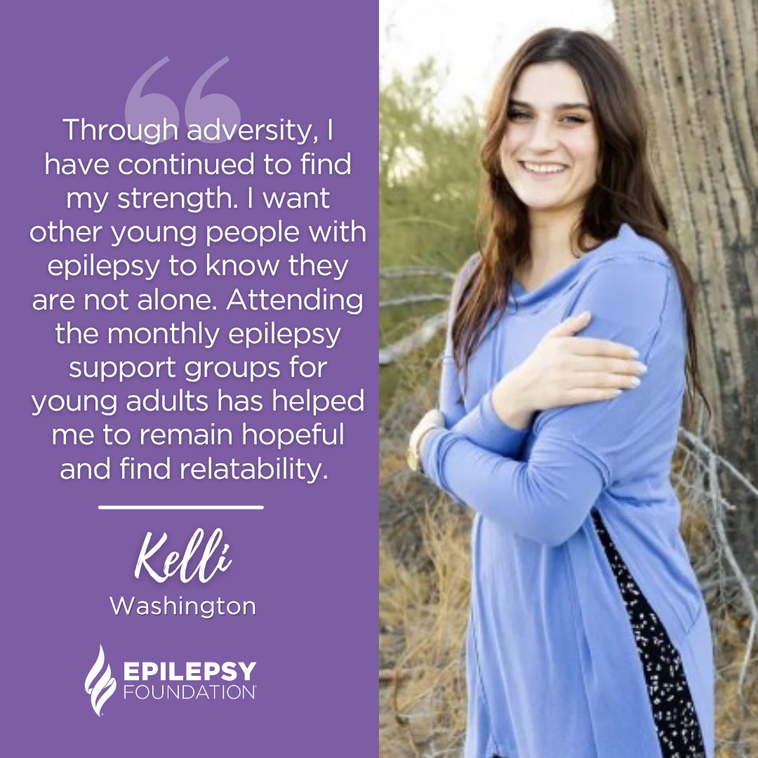 EpilepsyFdn's tweet photo. In 2021, I suffered my first tonic-clonic seizure while driving. I experienced another a few days after. I was then diagnosed with temporal lobe epilepsy. My family has been my biggest support, and I am very thankful. Read more stories: https://t.co/T4TUnt4tQX https://t.co/D9plExe0PF