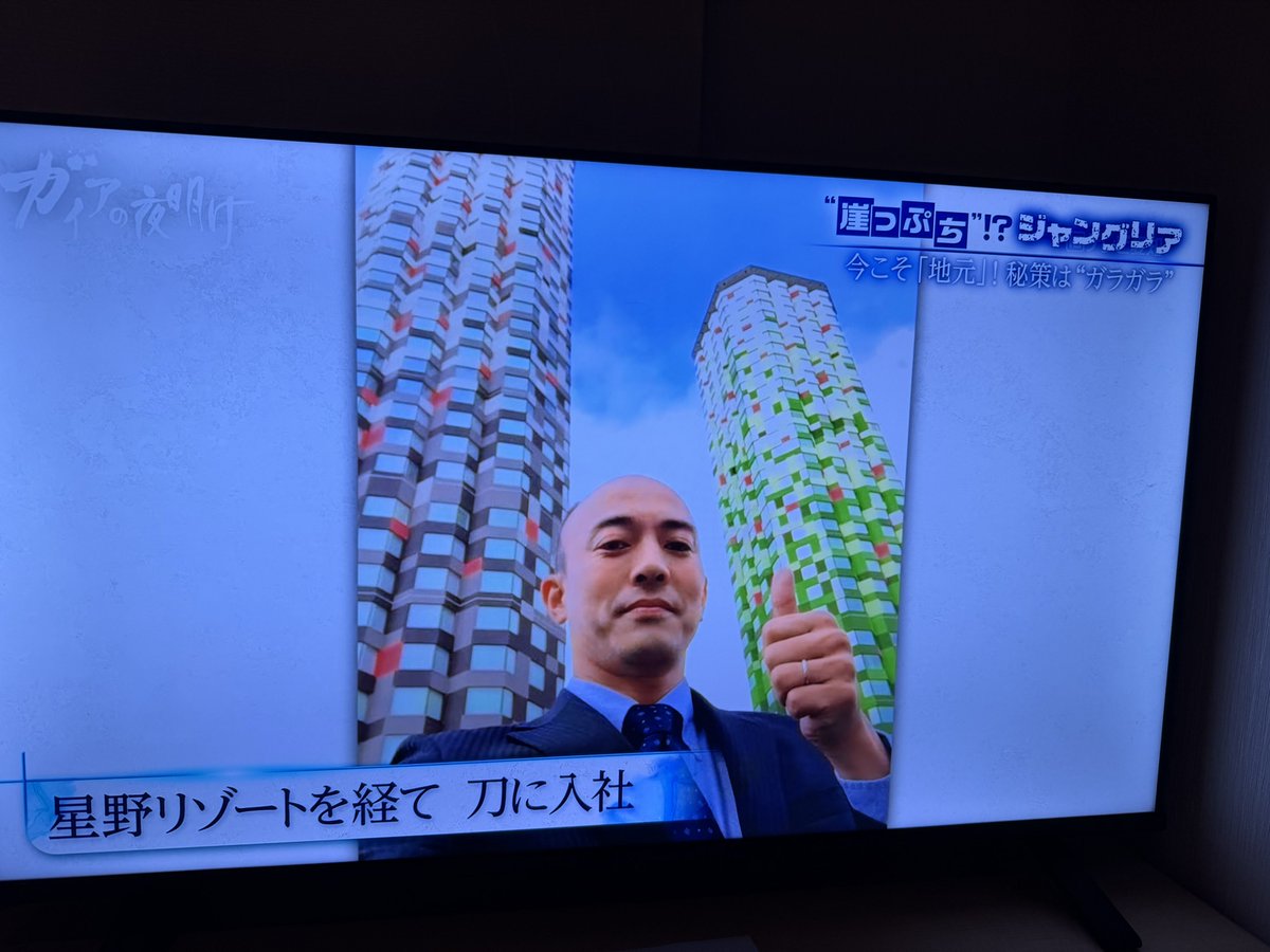 moja99758134's tweet photo. 今日の『ガイアの夜明け』はジャングリア！佐藤さん、せっかく三井物産に入ったのに… https://t.co/2nB43xKKXY