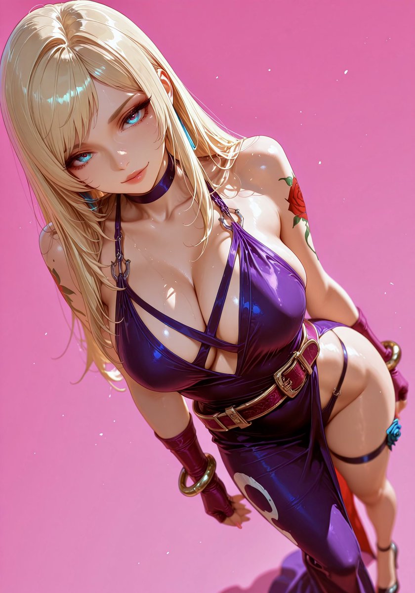 OverfiendAI's tweet photo. 💜❤️ #BonneJenet #FatalFury #KingOfFighters #SNK SFW. No nudity. https://t.co/WIFGkTXeE4