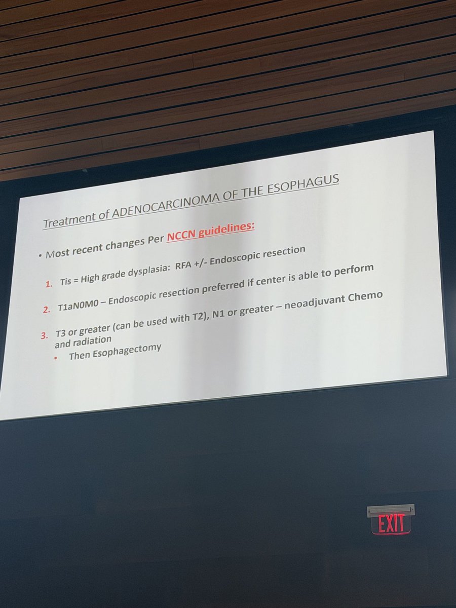 Alibutt1995's tweet photo. Masterclass on updates in Barrett’s esophagus and T1 esophageal adenoCA by @neilRsharmaMD 

#NORSE26

@UMN_GIHep @UMN_GI https://t.co/L5gcHRQ5kY