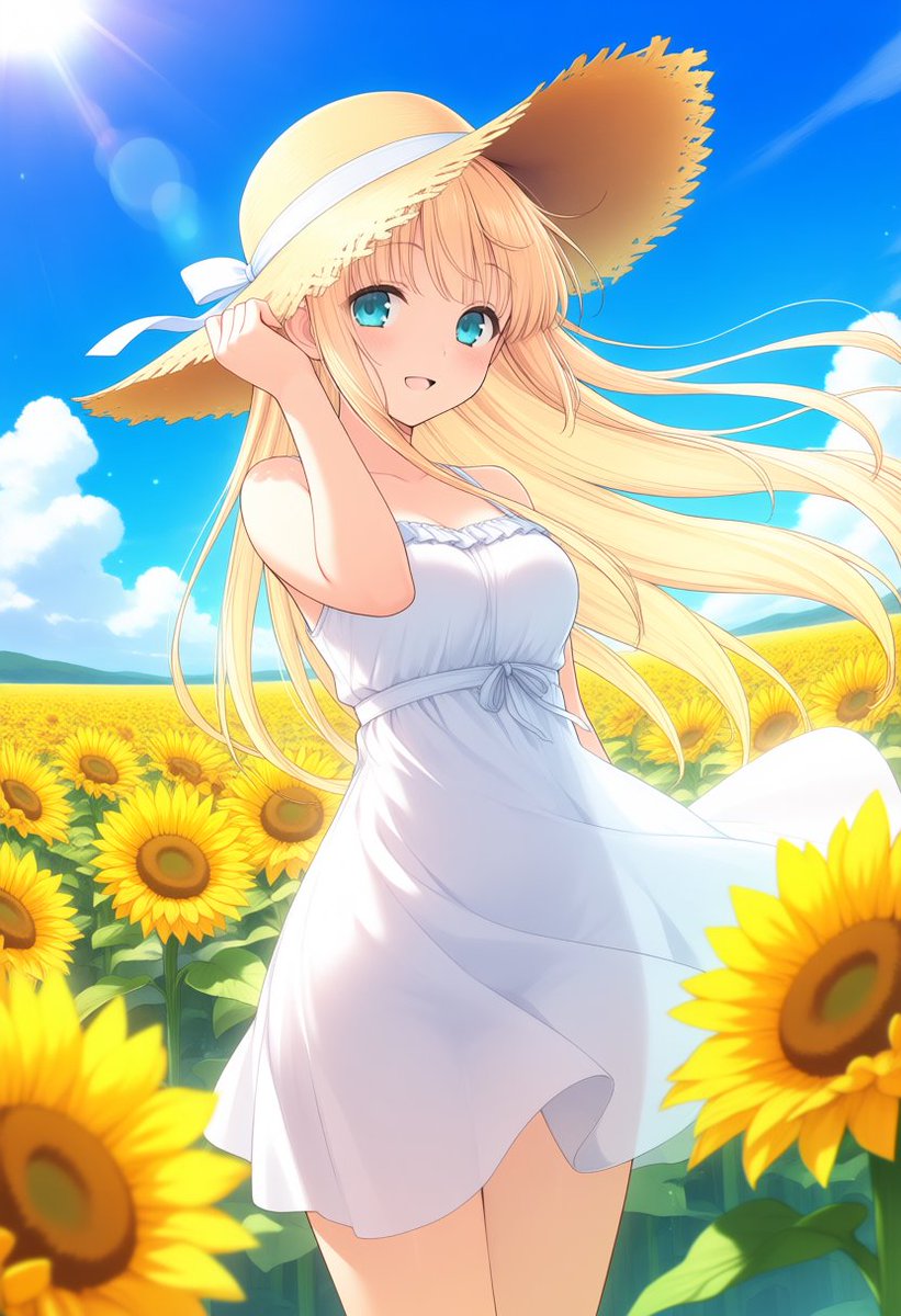 ripula0000's tweet photo. 華金お疲れ様です✨️
お花畑にすると何故か感じるkey作品のかおり
(プロンプト使い回しですすみません)

#AIイラスト https://t.co/g91obFspMb