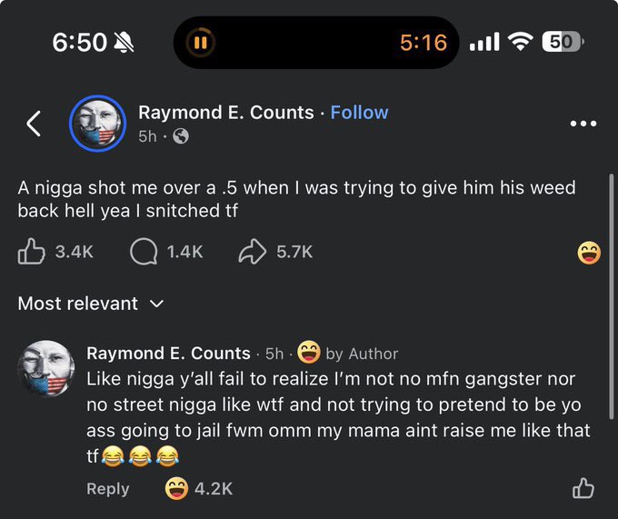 PrettyAlyna's tweet photo. fb is crazy 😭 why did shooter give us his side? https://t.co/Mu3j4z77n8