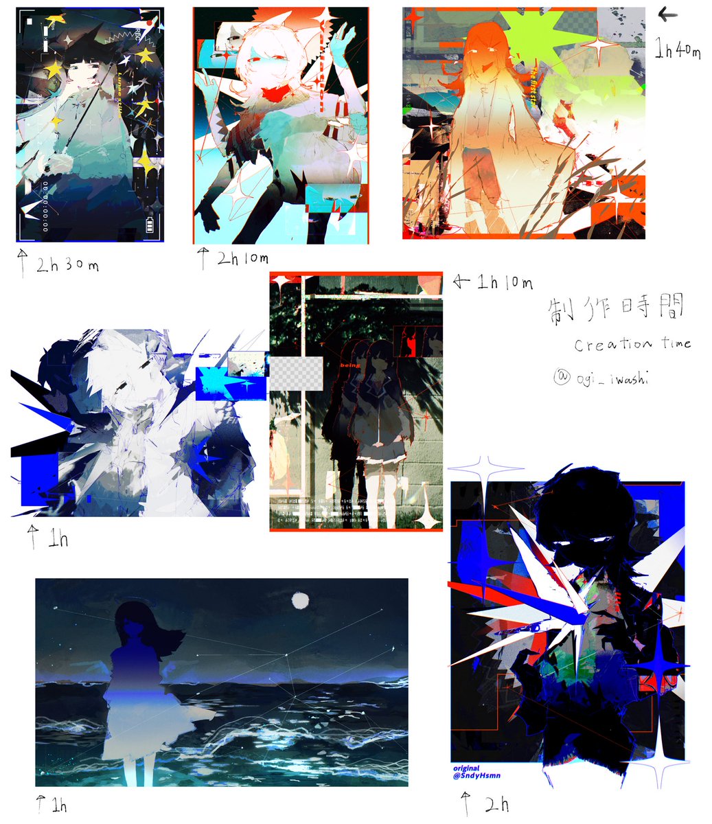 ogi_iwashi's tweet photo. 制作にかかった時間まとめました
早筆かも https://t.co/3AHTdQEBgT