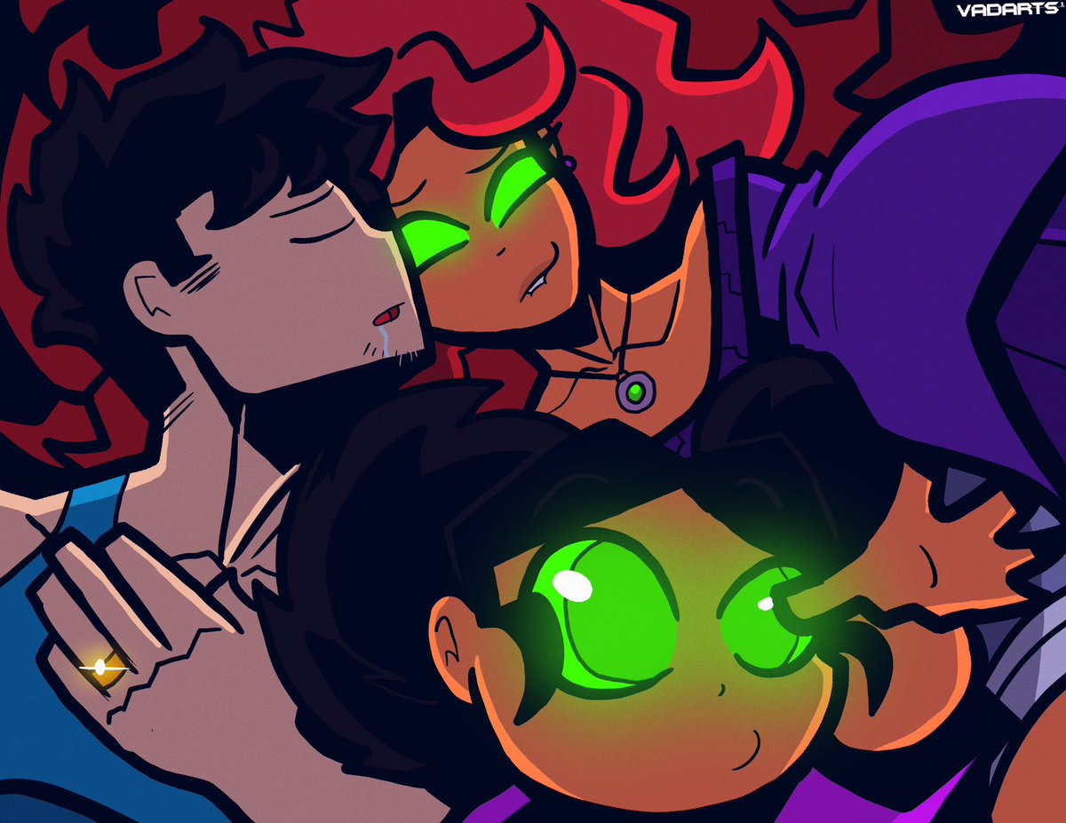 Vad_Arts's tweet photo. No new art today so here’s some old
Nightwing x Starfire art
( with their daughter mar’i) https://t.co/CBlJrFxTP7