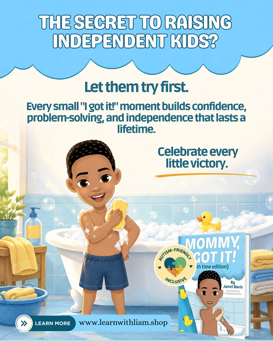 learnwith_liam's tweet photo. Every "I can do it!" moment helps children build #confidence, resilience, and problem-solving skills.

Give them the chance to try before stepping in; you'll be amazed at how capable they become through everyday routines and #encouragement.

#independentkids #parentingtips https://t.co/6P1xt4MQp2