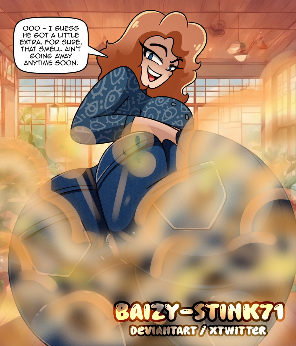 BaizyStink77777's tweet photo. Gassy Giantess and her tiny. :3 https://t.co/UcFHhdTJ6g