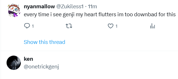 morianya_'s tweet photo. kill me bro wdym a genji one tricker saw my post how do i live now https://t.co/Zdw9yrAw5E
