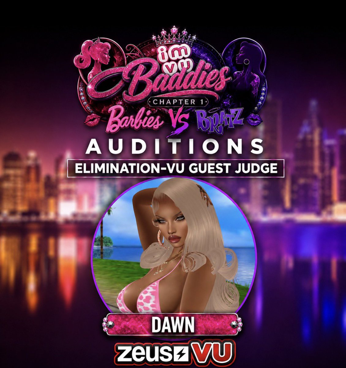 camillethebody's tweet photo. 💕This Evening At 7pm EST 
The Baddies Auditions Go Live Come Ready To Pop Your Shit With 1 min Vid Or From THE CART 💕💜 
Our Judges 
@MsPixieMixy 💕
@DivaVonD1 💕
@SupremeQueenNia 💕
Mia 💕 
Dawn 💕 https://t.co/Bb2jLaULdz