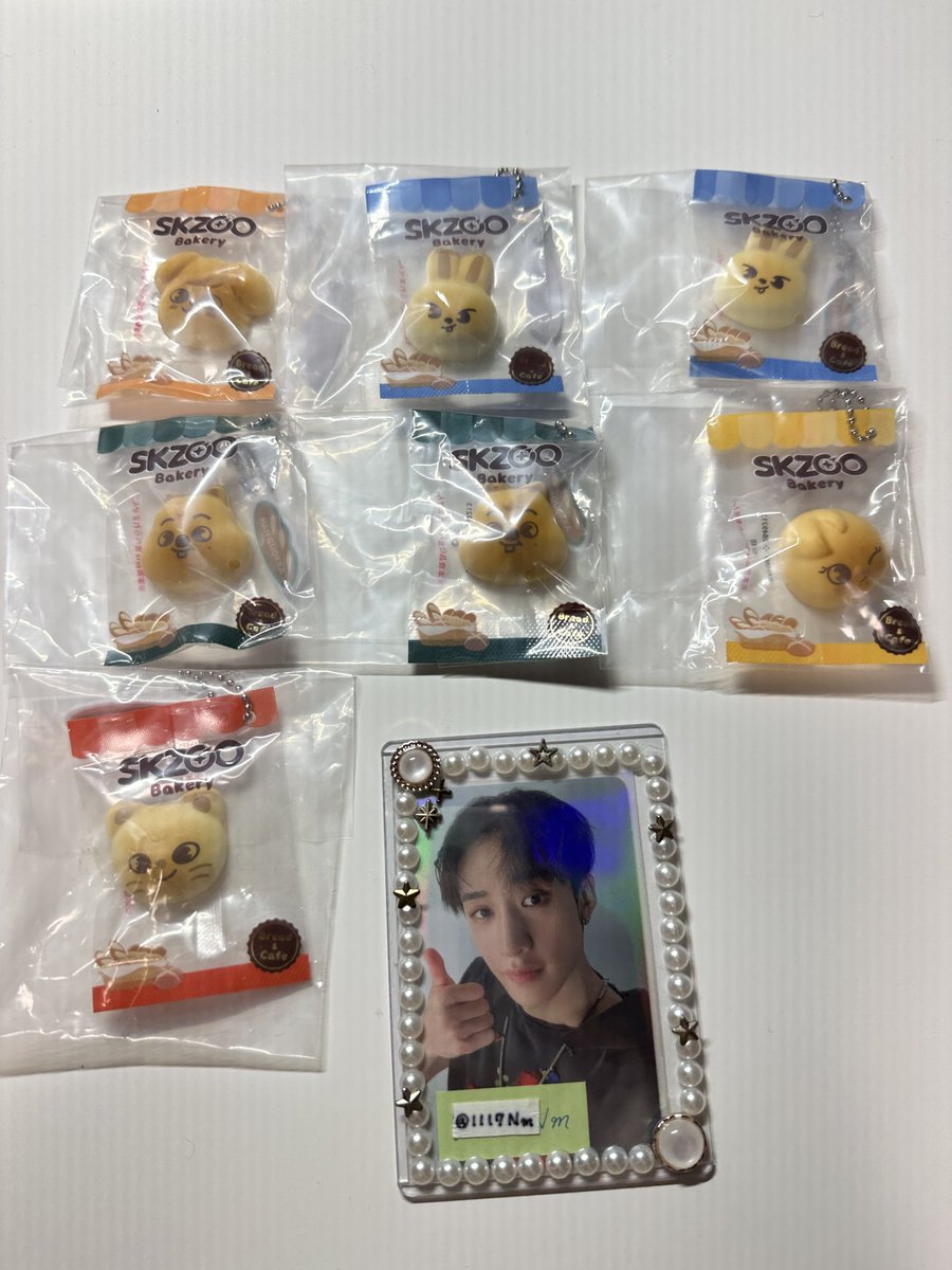 1117Nm's tweet photo. スキズ ガチャガチャ 交換 
ベーカリーチャーム

譲 🐶🐰🐿️🐣🥟
求 ウルフチャン 🐺

郵送交換のみ。纏めて優先です。
よろしくお願いします。 https://t.co/UPCAFQxUUa
