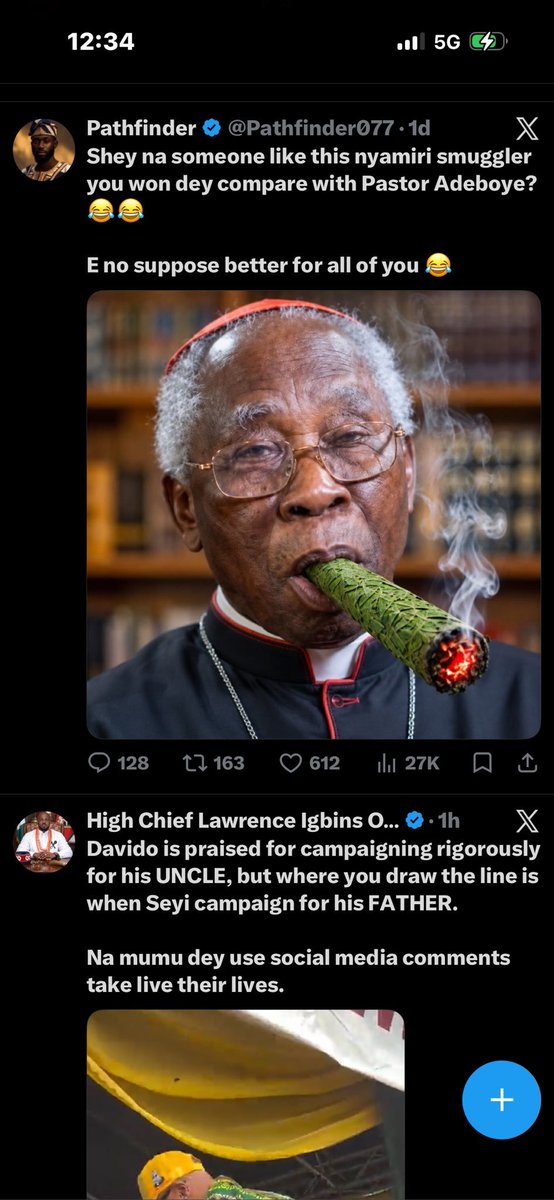chuzzyworld's tweet photo. @lollylarry1 @PeterObi These are all APC doings too. 
You start a war and turn around to cry for help. 
Everybody eyes don tear now. https://t.co/DT08CYphHY