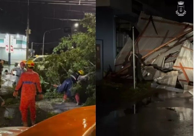 limiaremalerta's tweet photo. *💨Os alertas deixaram você em pânico? Confira o que já se sabe sobre os impactos do ciclone-bomba e os principais desdobramentos*: 

Passagem de tornado e ciclone com ventos de até 120 km/h deixa estragos no RS
👉 https://t.co/GytMOjPZM8 
📷Prefeitura de Canoas https://t.co/x6IfwDxZx7