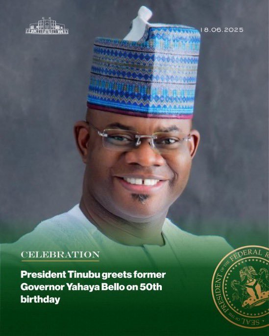 Zim09905110's tweet photo. This is one of such a situation the criminal president ordered EFCC to keep off from his fellow criminal. Just check out the sequence. Yahaya Bello Declared Wanted by EFCC ➡️ Presidency Wished Yahaya Bello Happy Birthday ➡️ EFCC Eagle Hide Her Face ➡️ Yahaya Bello Declare to contest for Senate. This is the type of government we have in Nigeria today. Complete shameless wicked criminals.