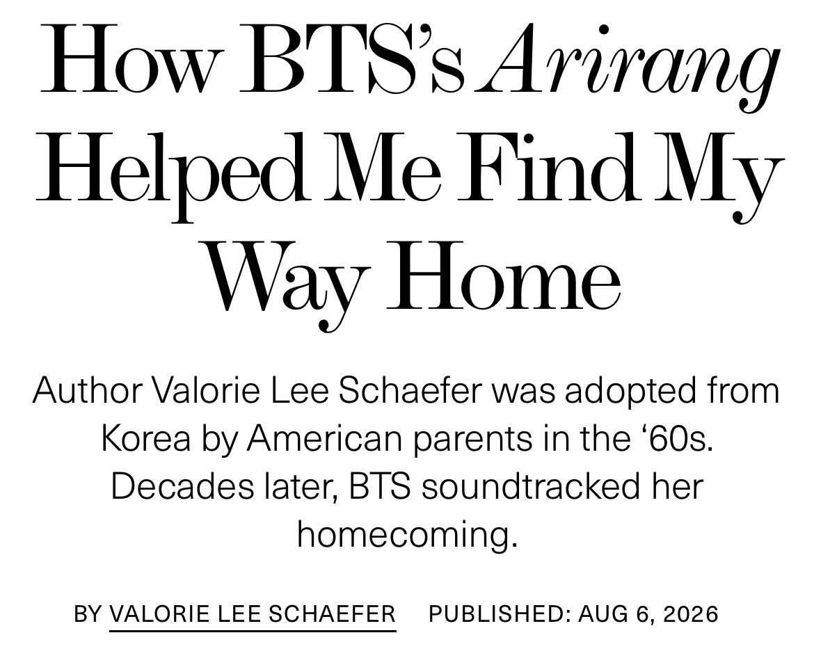 MinYoongiSwagg7's tweet photo. This essay for @ELLEmagazine by Valorie Lee Schaefer had me in tears. A must read. https://t.co/Oc9a8GkStQ
