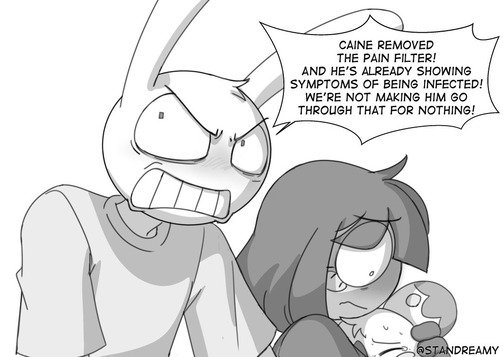 Standreamy's tweet photo. The elephant in the room is finally brought up! 🐘

#funnybunny #tadc #tadcfanart
90/? https://t.co/2Yx6ZZ5aJc