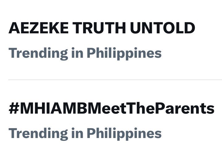 cielxvz's tweet photo. AEZEKE TRUTH UNTOLD
ANG HULING SHANDALE
#MHIAMBMeetTheParents https://t.co/s3UNtejiyH