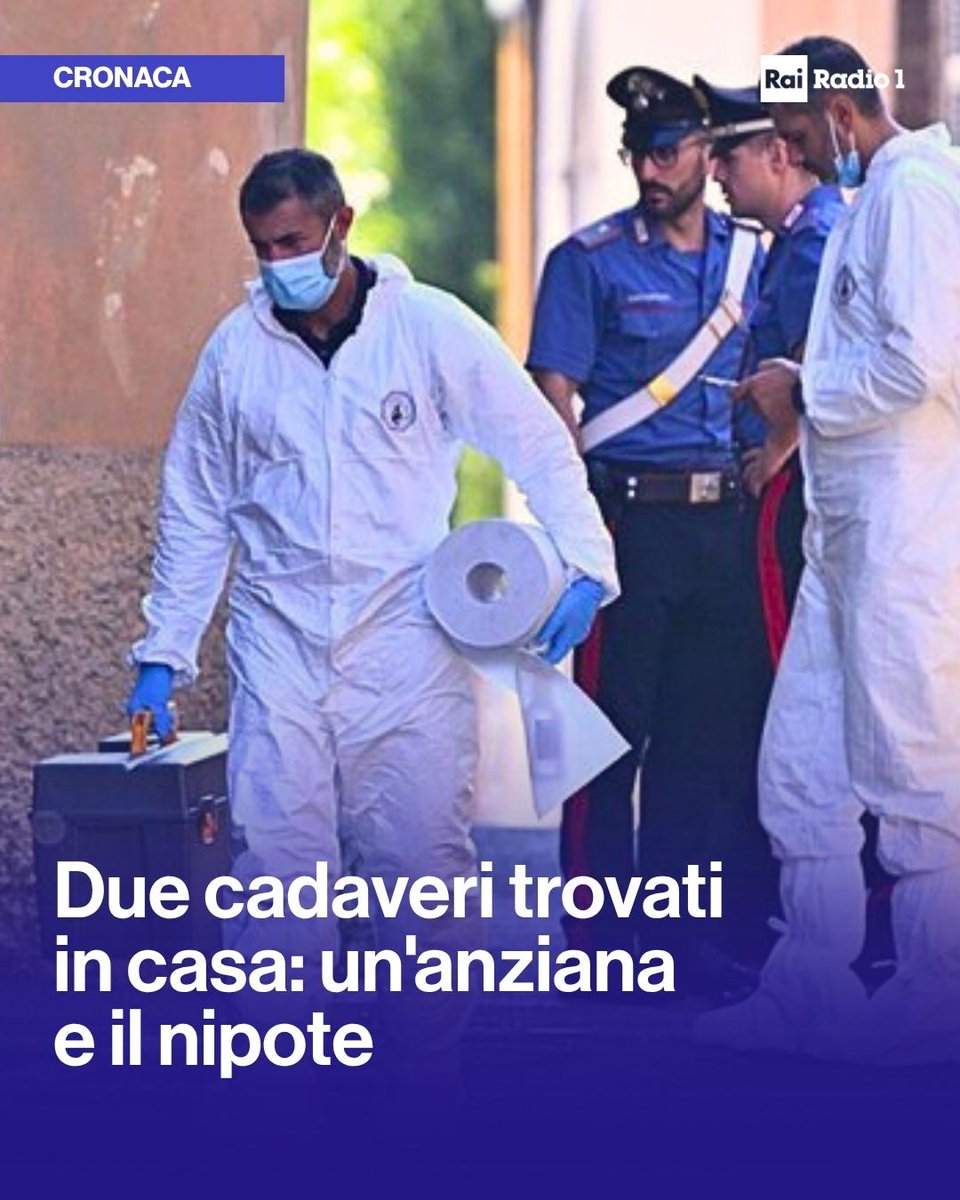 Radio1Rai's tweet photo. 🔵Giallo a #Portici (Napoli) dove i #cadaveri di un uomo e di una donna sono stati trovati in un appartamento. La morte risalirebbe a 5 giorni fa. La donna è un'82enne, l'uomo dovrebbe essere il nipote 43enne. Sui corpi non ci sarebbero segni di violenza. https://t.co/lrYj9DwYnV