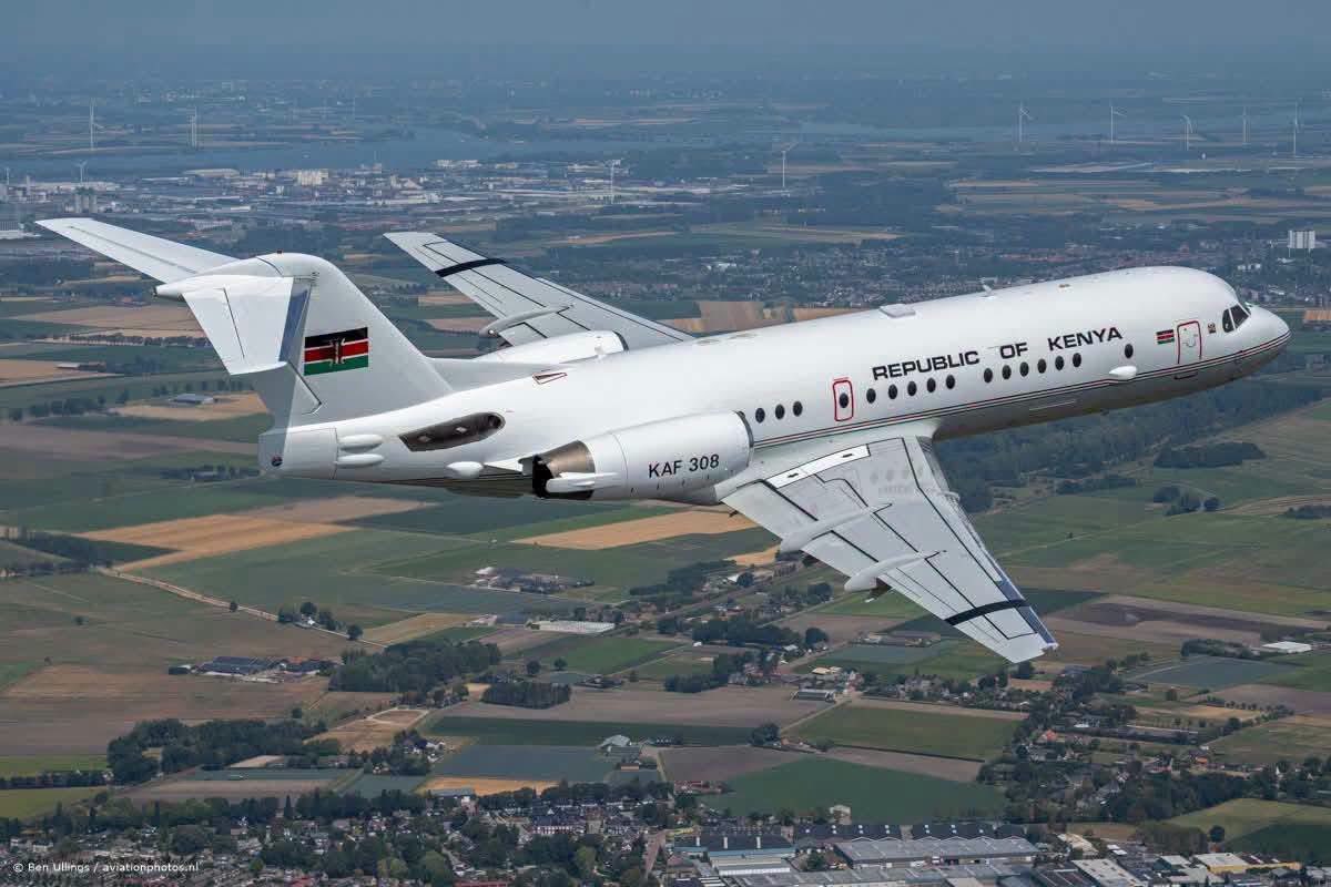 NytoP2PMwangi's tweet photo. Unconfirmed Report: The Kenya Presidential Jet KAF 308 is currently undergoing test flights in the Netherlands after a major overhaul.
Reports indicate the aircraft has received significant upgrades, including:
•  Missile warning and countermeasure systems
•  Advanced night-vision compatible navigation
•  Protection against electromagnetic pulse (EMP) effects
•  Highly secure global communications that function almost anywhere
•  Mid-air refueling capability, allowing it to remain airborne for extended periods if necessary
•  A fully equipped medical suite with emergency equipment
•  An airborne command center capable of supporting the President during a national crisis