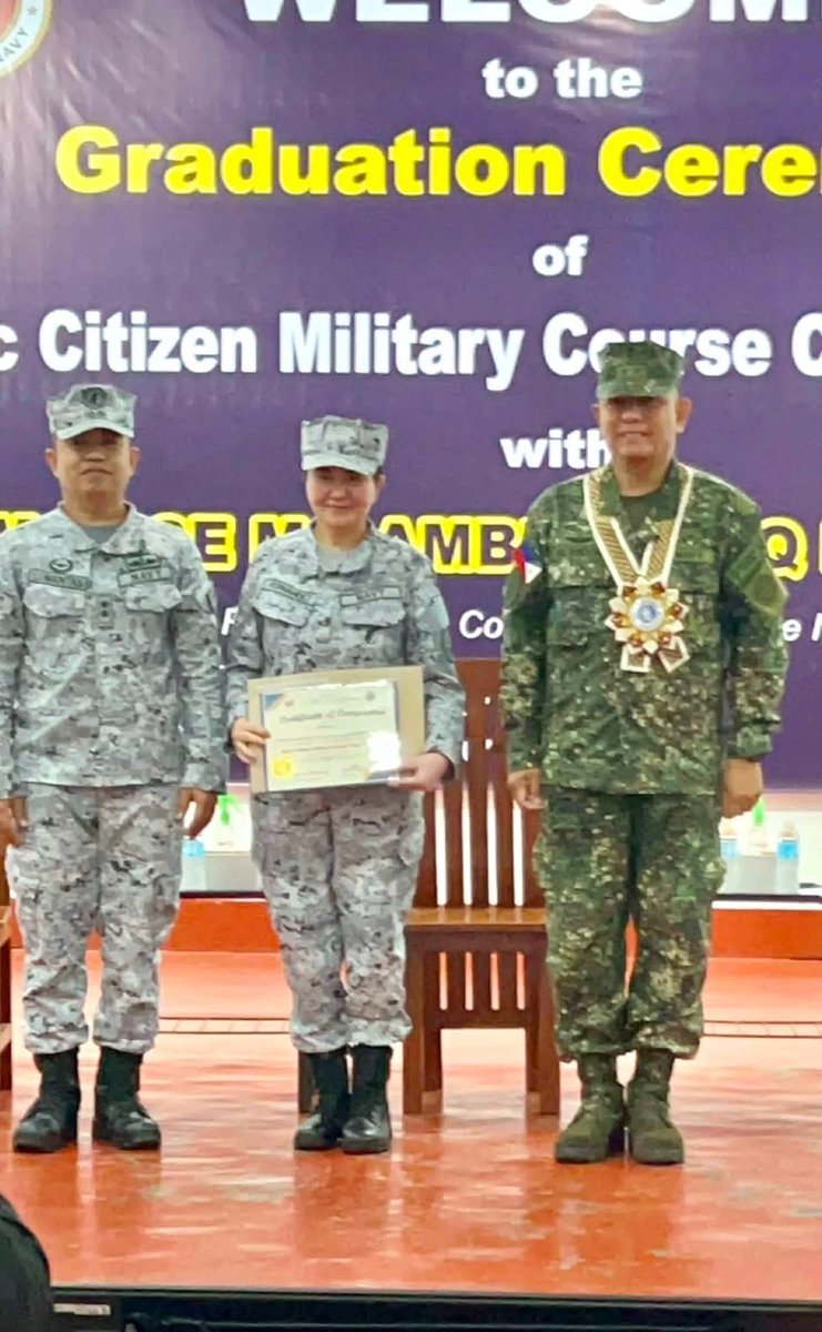 nilorna123's tweet photo. Congratulations, Seaman First Class @LornaTolentinoF! 🩶🙌

📸 Photo credits to the rightful owner. https://t.co/IwwPfUNZDQ