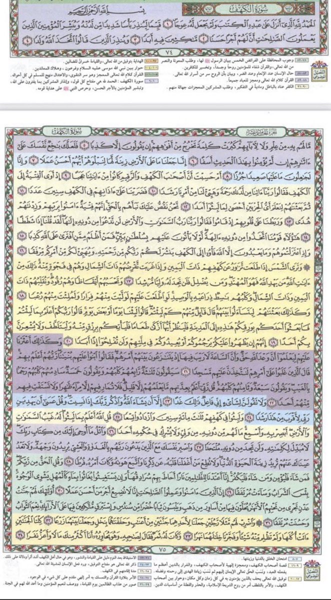 ra3o4's tweet photo. سورة الكهف كاملة من مصحف القيام ❣️. https://t.co/JOfsnPw0DA