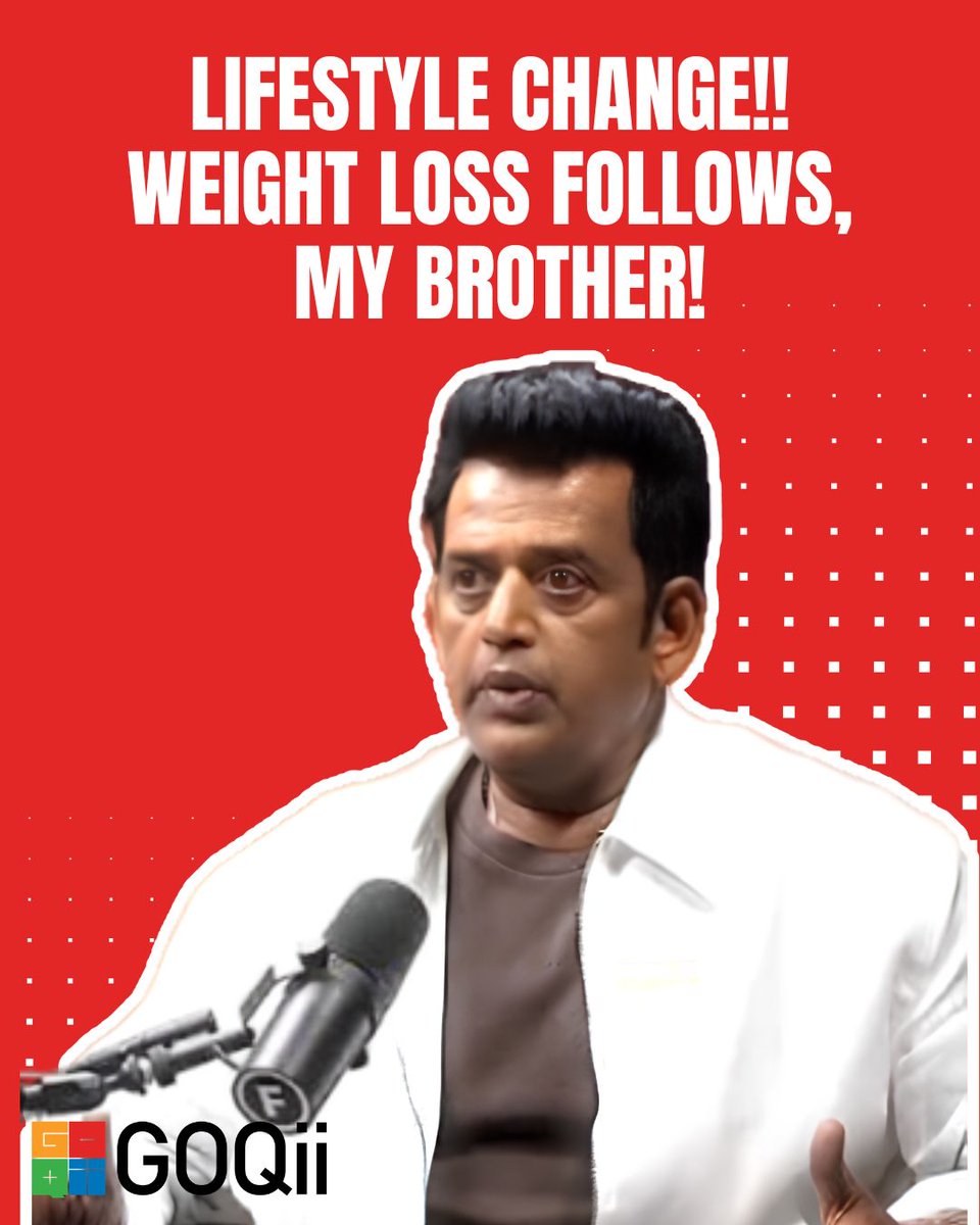 GOQii's tweet photo. Stop chasing weight loss. Start building a lifestyle. 💪

The biggest mistake? Treating weight loss like a 30-day project.

When healthy habits become your lifestyle, weight loss becomes the by-product.

What's one healthy habit you'll never compromise on? 👇 https://t.co/p4u2XCDgGi