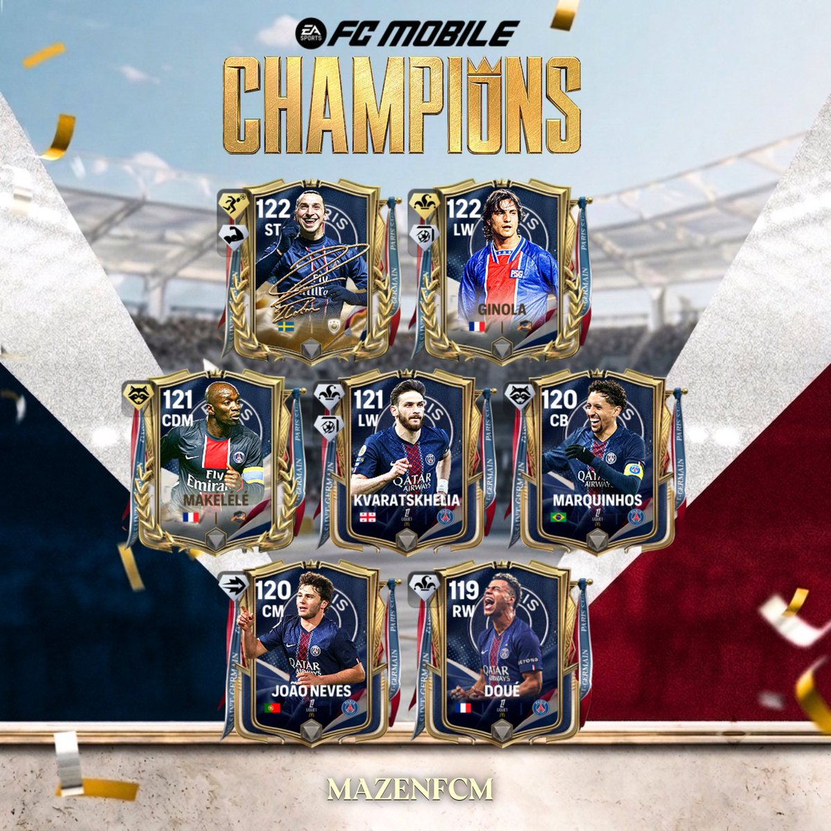 FMAOFFICIAL_99's tweet photo. Champions Event Week 3 Prediction :-

Real Madrid &amp; Paris Saint Germain

Are you saving your shards for Galácticos dominance or Parisian flare? ⚽

#FCMobile #Champions https://t.co/wiuSaVp8Im