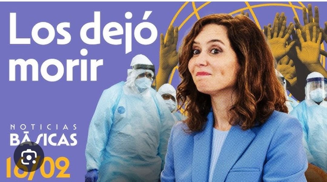 ELTOLAVARA6's tweet photo. Rojillos y Demás Patriotas " fachas no"
No os hagáis ilusiones de que Marichocho se siente en el banquillo por tratar de robarle 7 millones de euros a los madrileños para comprarse un ático de lujo..Dejó morir a 7291 personas, vive con un delincuente..La " justicia" la protege. https://t.co/mqzDjDlBCx