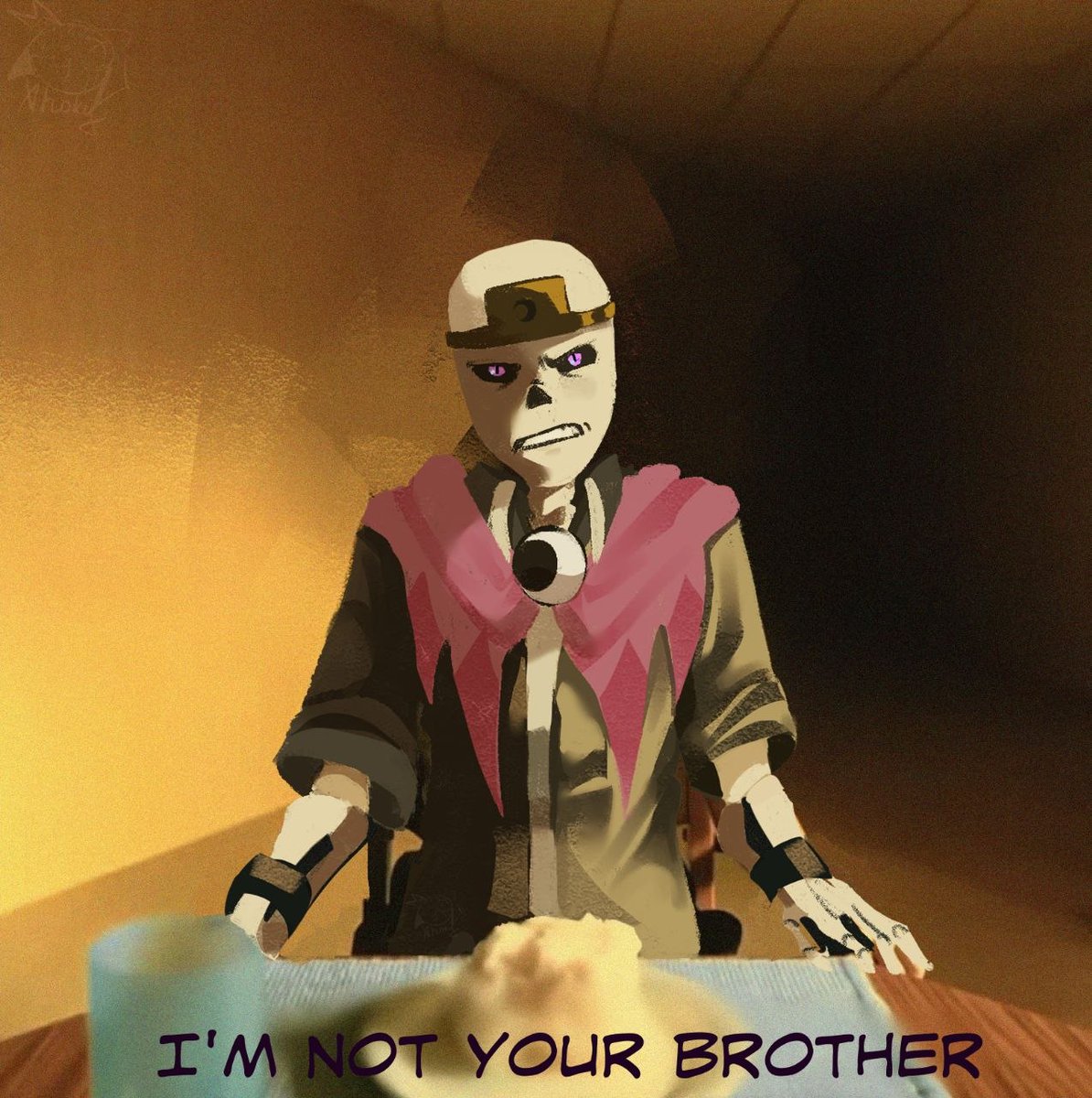 Xhoky_draws's tweet photo. He is not even a real brother to his own Dream, dear. 
#dreamswap #dreamtale #undertale_au #backrooms #fanartㅤㅤㅤㅤ https://t.co/ZZxcOv7owc