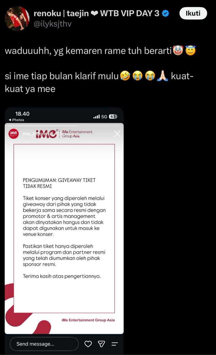 Ayy7_'s tweet photo. jujur dah yg begini begini tuh sebenernya 

dia beneran kagak ngarti 
mau cari traffic biar rame
ape begimane dah 😒 https://t.co/KP4MEvXyjz