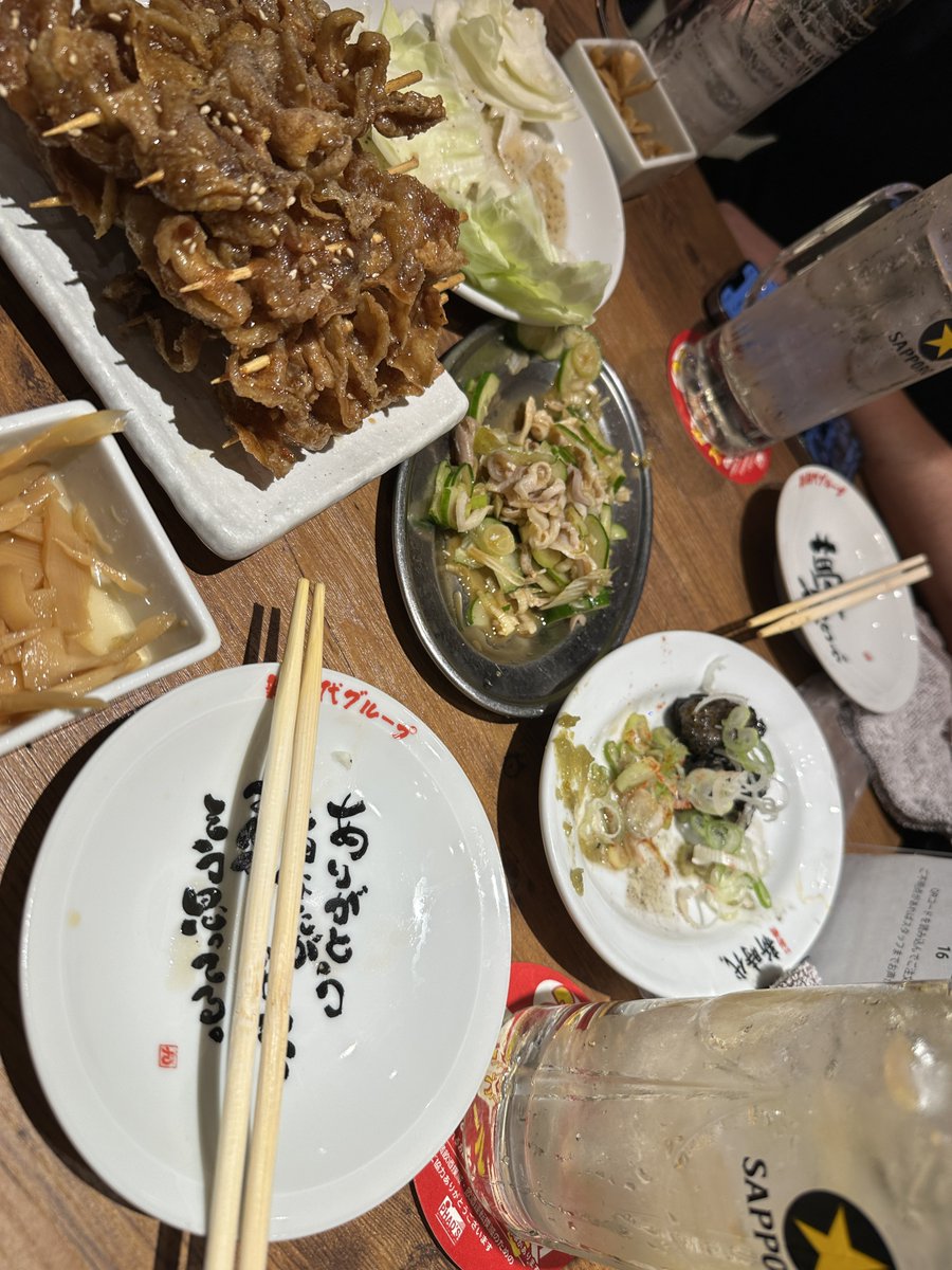 __imim__'s tweet photo. 今日もお疲れ様でした！
イベント終わりにたかめがと合流して飲み！ https://t.co/1LAt3xBqlL