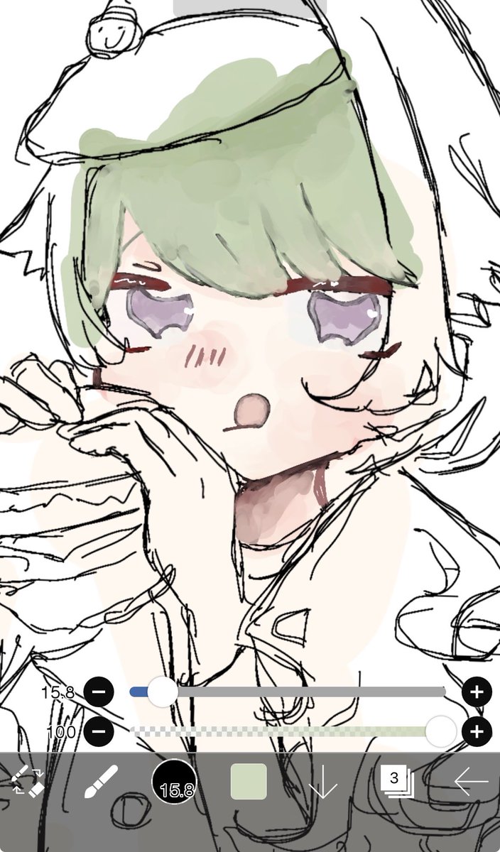 ONGR0_0's tweet photo. お顔 https://t.co/RZgVBCVZx6