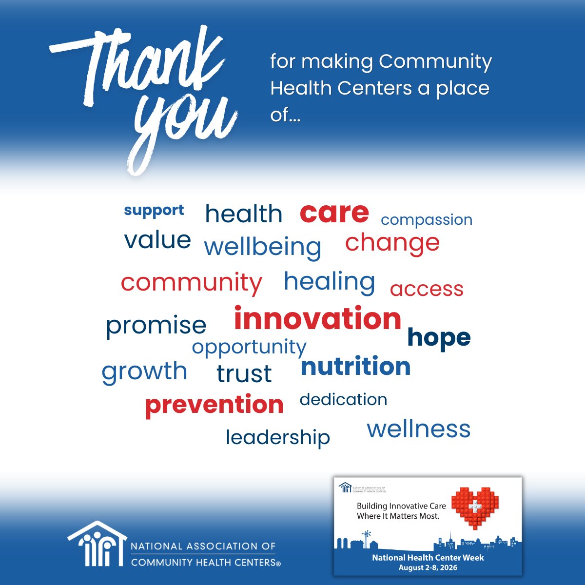 HMCKansas's tweet photo. As National Community Health Center Week comes to a close, thank you to our patients, team, community partners, and supporters. Together, we're building a healthier community every day. 💚
#NHCW26 #Gratitude #ValueCHCs https://t.co/Ko0uFDjaCu
