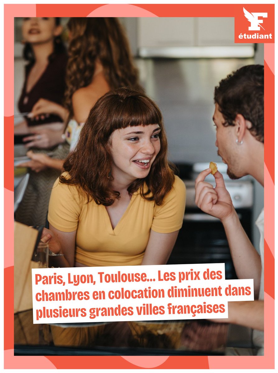Figaro_Etudiant's tweet photo. Paris, Lyon, Toulouse… les prix des chambres en colocation baissent dans plusieurs grandes villes françaises
➡️ https://t.co/yRwjuISbRY https://t.co/sC83grlzrB